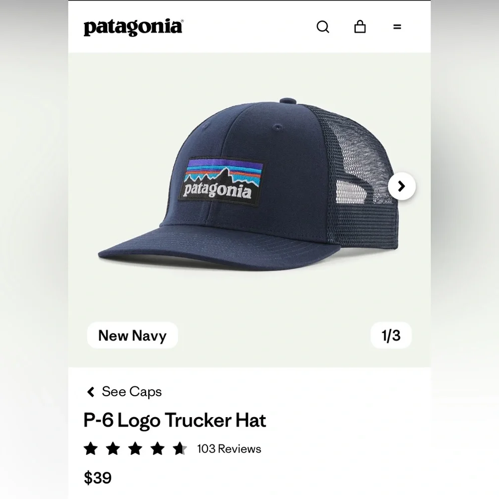 Patagonia SnapBack hat - Picture 4 of 4